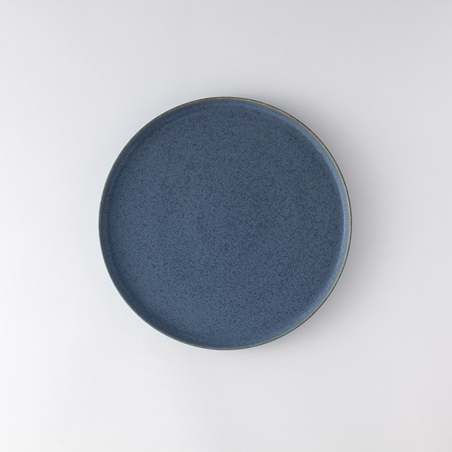 Haku ブルー丸皿 L
