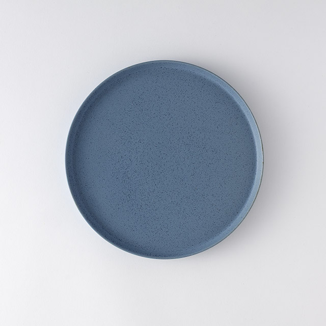 Haku　ブルー丸皿　M
