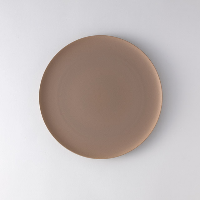 グランディール ベージュマット 27cmフラットプレート