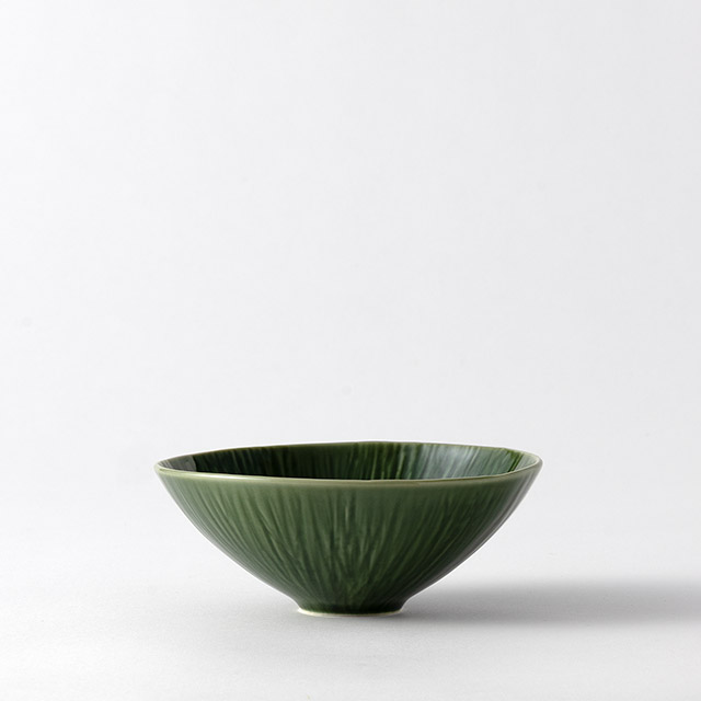 crease　飯碗　織部