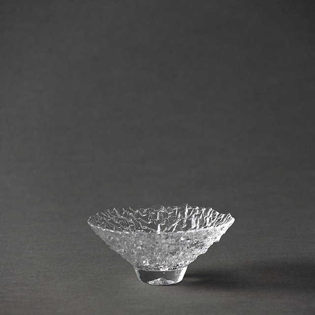 松浦健司 ガラス小鉢 クラッシュドアイス
