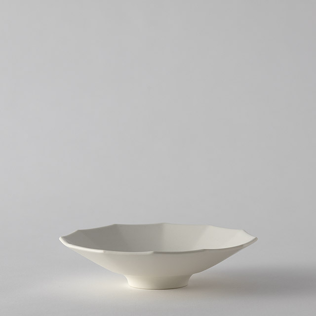 スエトシヒロ 12角鉢白16cm