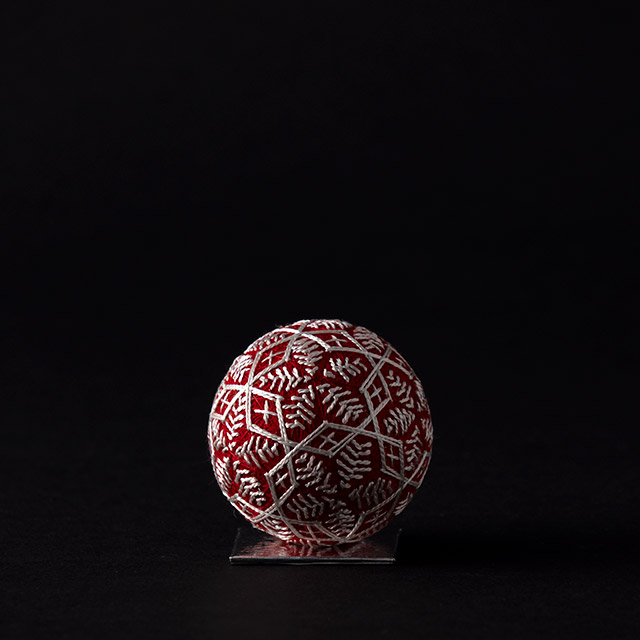 めでたや　手毬　赤／白　S