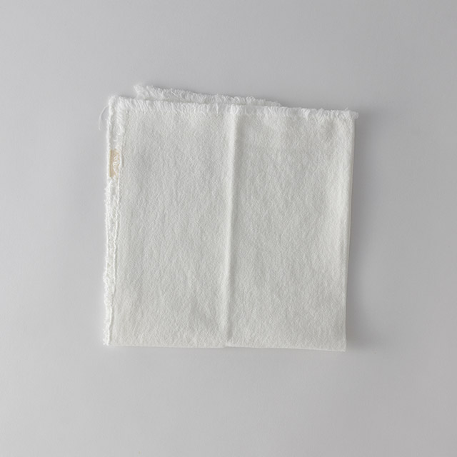 ZH ウォッシュドコットン ナプキン ホワイト