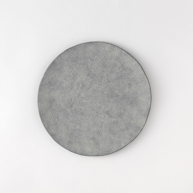 鈴木智子　19cm皿（薄白化粧）