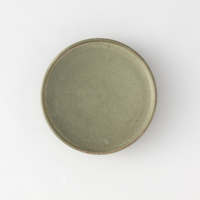 見野大介 小皿 翠釉 4寸