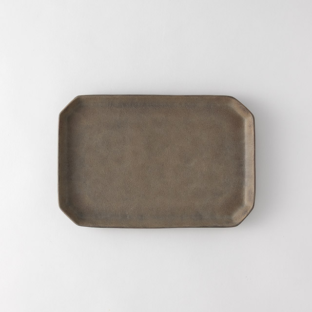 鈴木智子 角プレート 錆色化粧