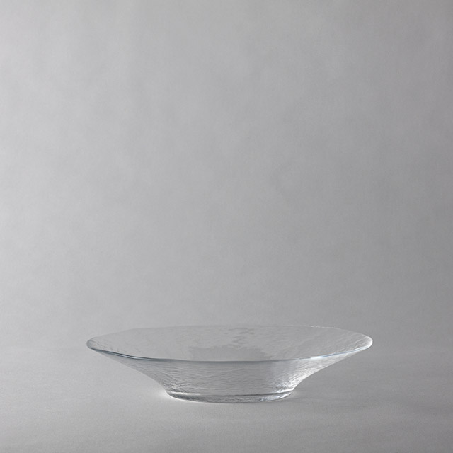 ガラスボール225　クリア　さざ波