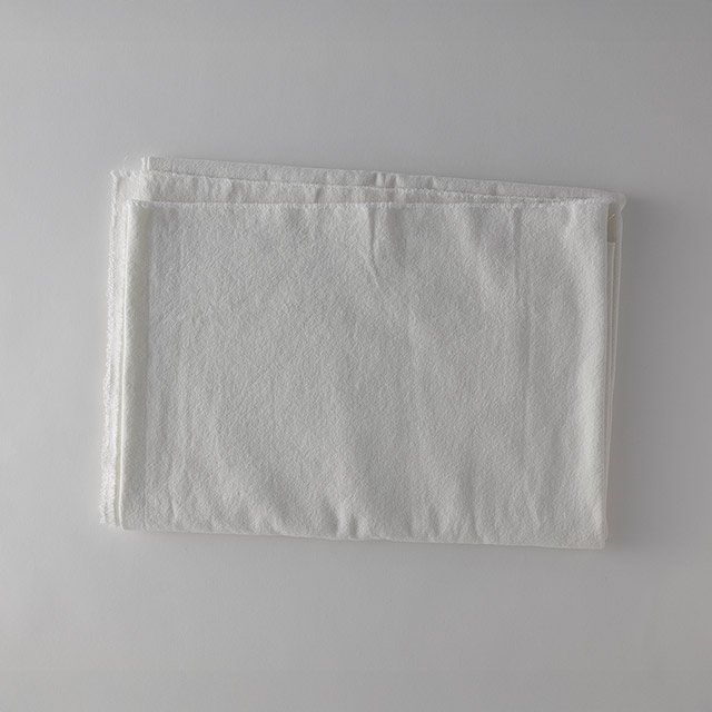 ZH ウォッシュドコットン テーブルクロス 白