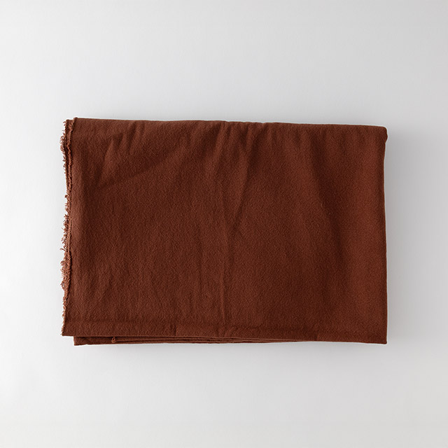 ZH ウォッシュドコットン テーブルクロス テラコッタ