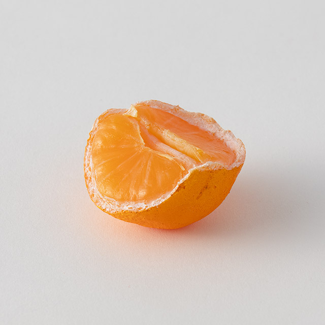 フェイクフード みかん 1/2サイズ(ヘタ無し)