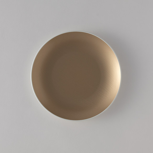 SHIRONERI プレート シャンパンゴールド