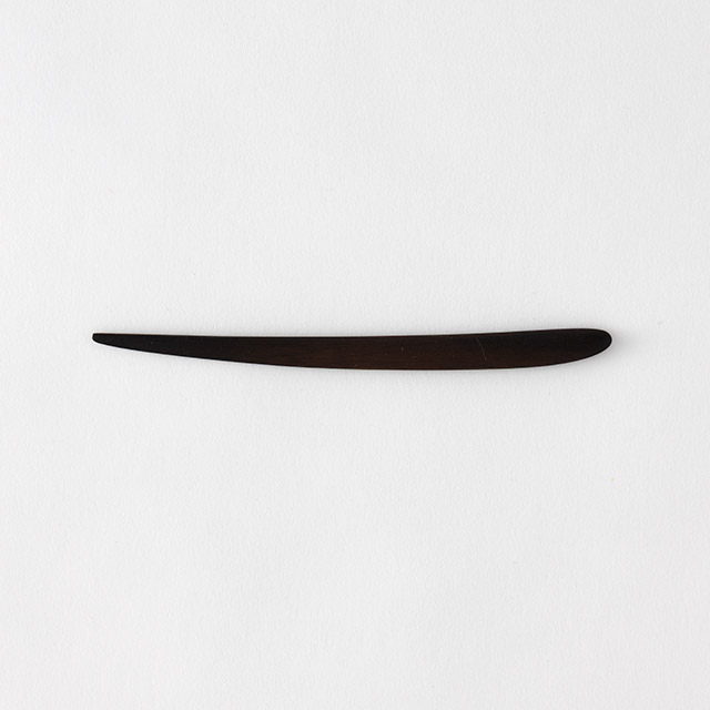 吉川和人　菓子切り（黒茶）