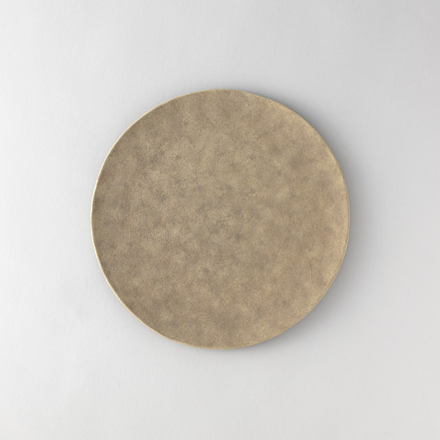 鈴木智子 ミート皿(麦藁化粧)