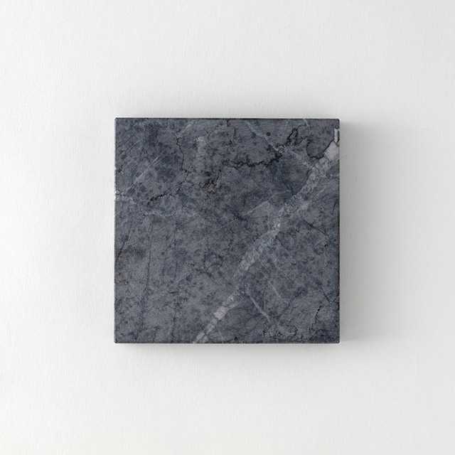 大理石プレート(B)　グレー　14×14