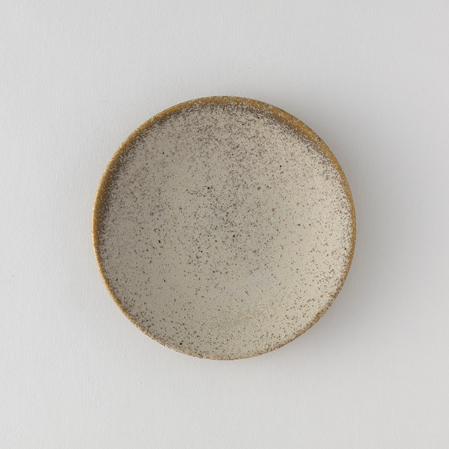 SANDY　ベージュマット　パン皿　14cm