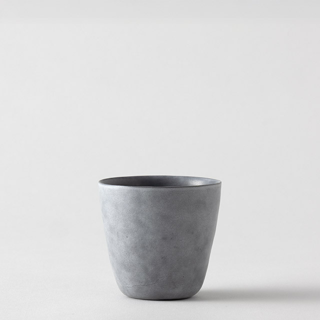 みやかわのぶひろ　フリーカップ　グレー