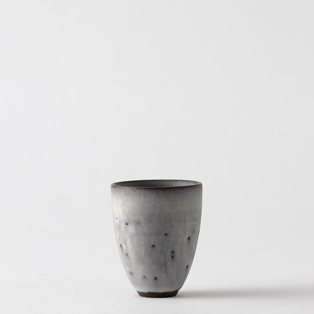 鈴木絵里加 湯呑 グレー