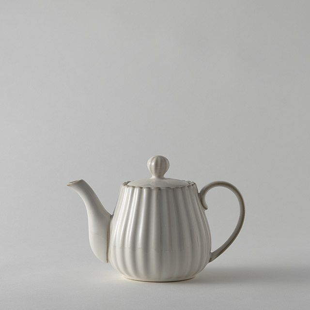 Kali　ティーポット　オフホワイト