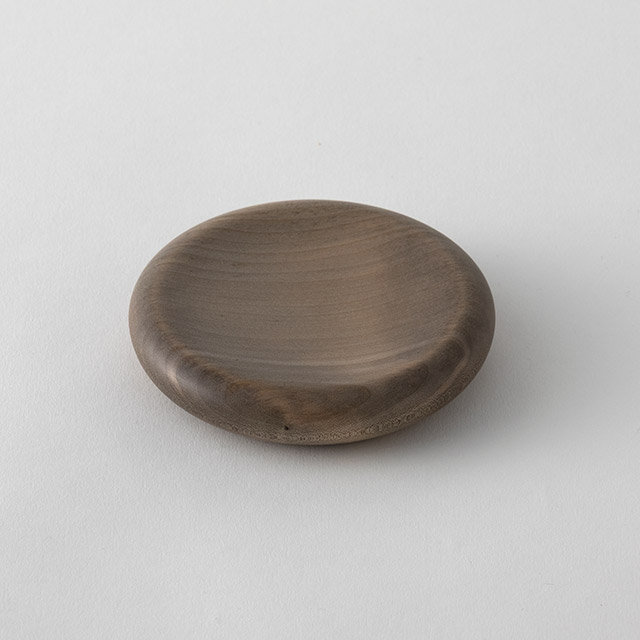 松本克也 クレーター皿 楓鉄媒染10cm