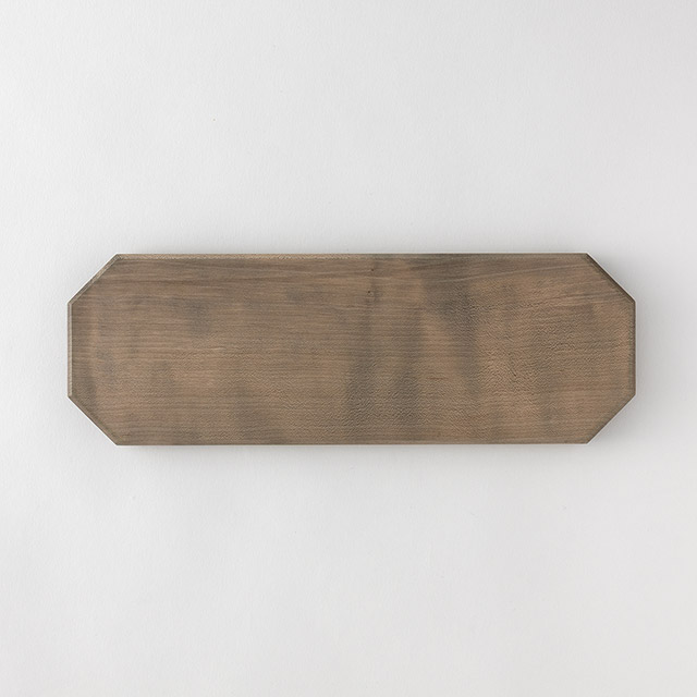 松本克也 隅切りトレー小 楓鉄媒染