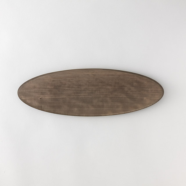 松本克也 オーバルトレー小 楓鉄媒染