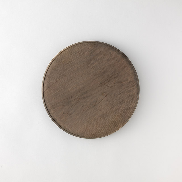 松本克也 カッティングボード28cm 楓鉄媒染