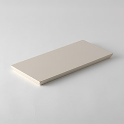 合成漆器プレート　白　29×14cm