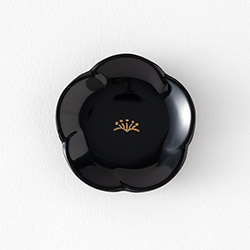 小梅 豆豆皿　合成漆器　黒