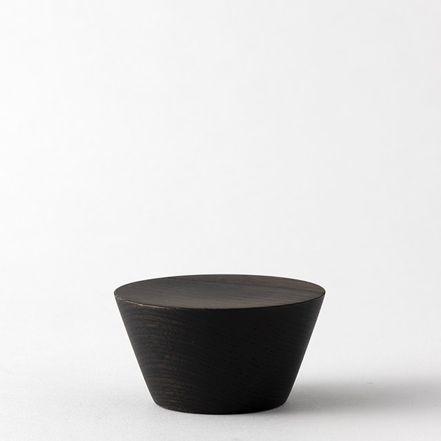 sfgm ウッド台皿8.5cm マットブラック