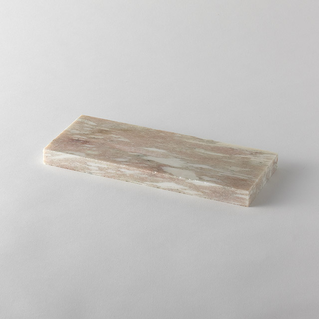 大理石長角プレート ノルウェージャンローズ25cm