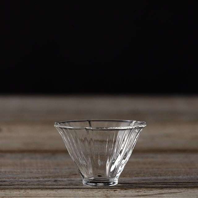 Hibiscus　花型耐熱グラス