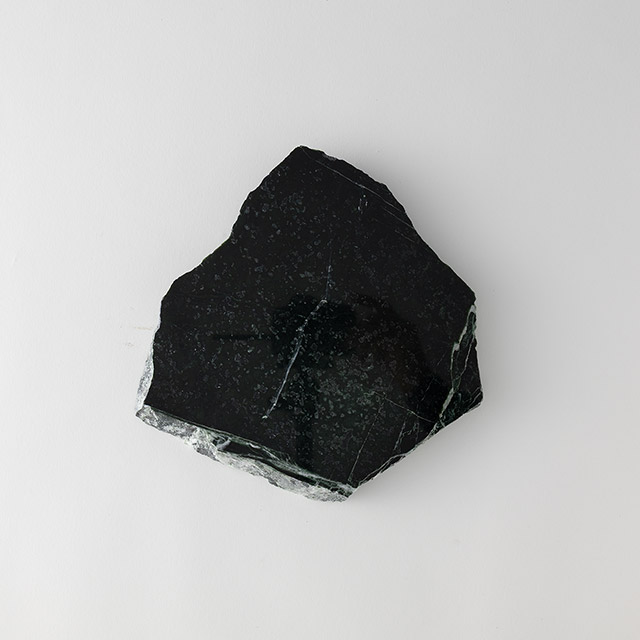 グリーンマーブル　端材プレート　M