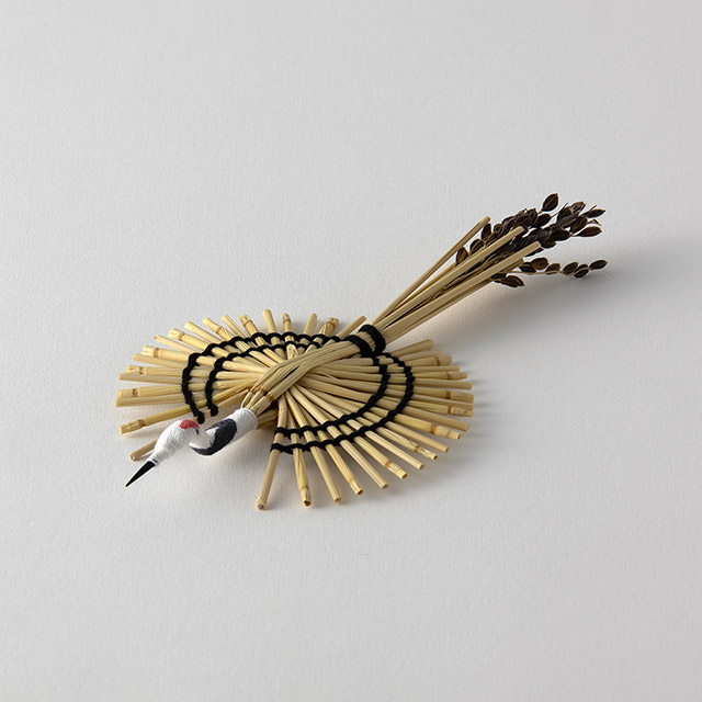 わら細工(鶴) 上甲清