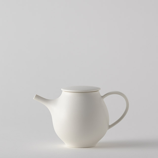 スエトシヒロ 白磁ホヤポットM