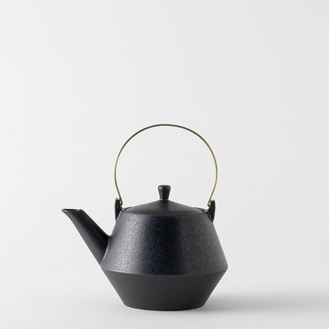 Frustum 土瓶 黒釉 美濃焼