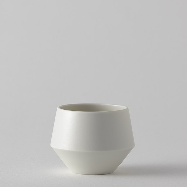 Frustum 湯呑 白釉 美濃焼
