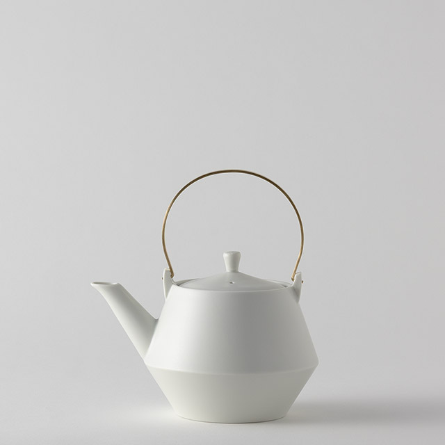 Frustum 土瓶 白釉 美濃焼