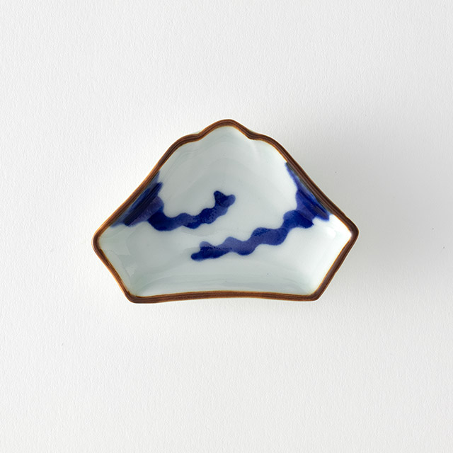 おてしょ皿 富士山 雲紋