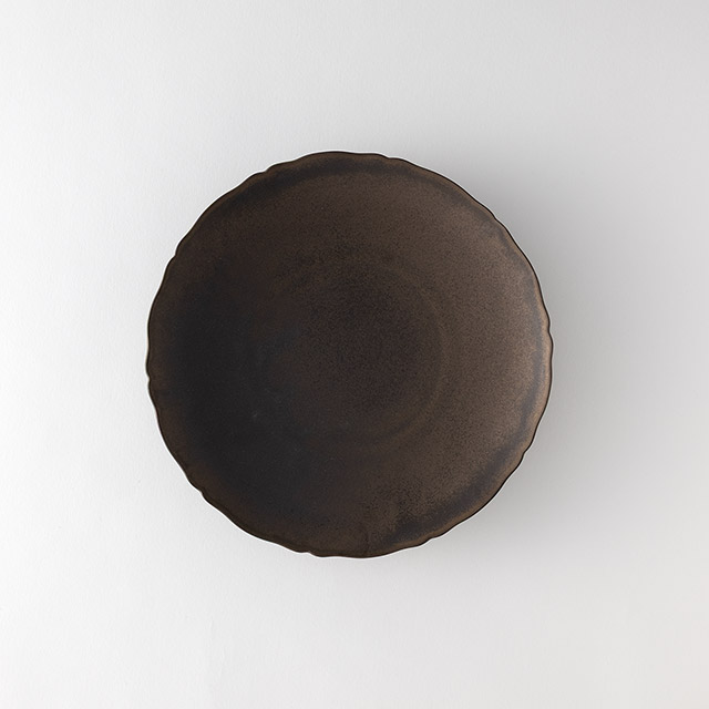 BOTAN　26cmプレート　清水焼　つちこ