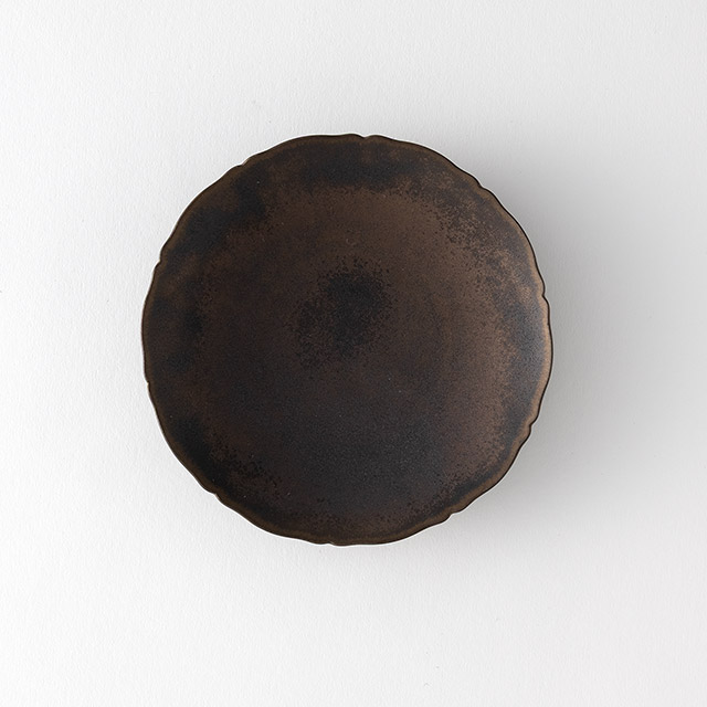 BOTAN　15cmプレート　清水焼　つちこ