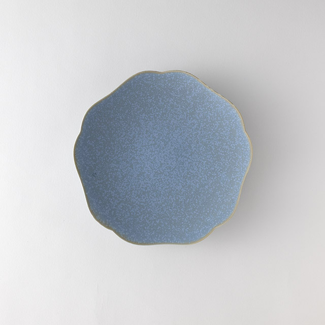 ASAGAO　25cmプレート　清水焼　空