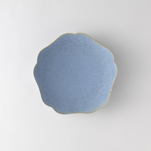 ASAGAO　19cmプレート　清水焼　空