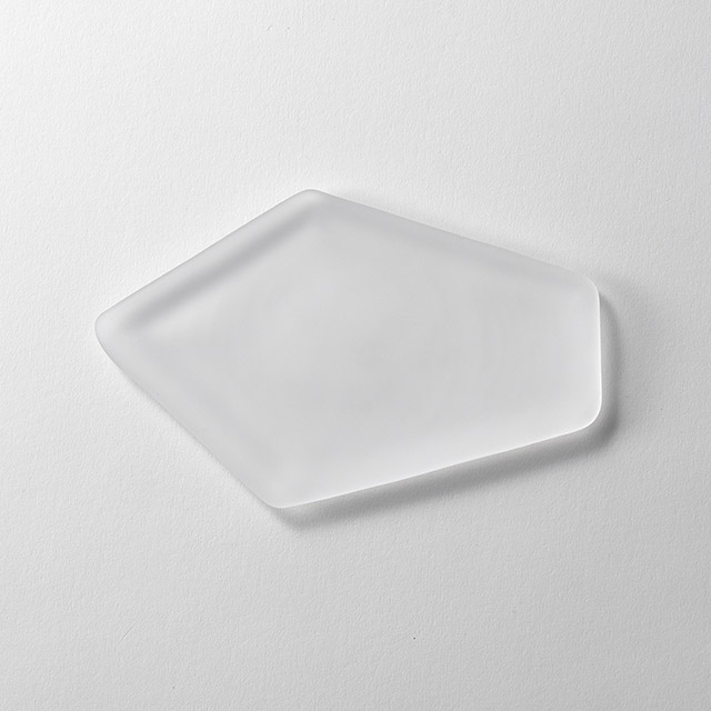 ガラス変形プレート氷紋フロスト SS