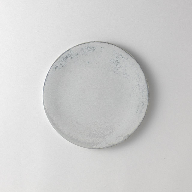 村井大介　プレート 22cm　チタン釉