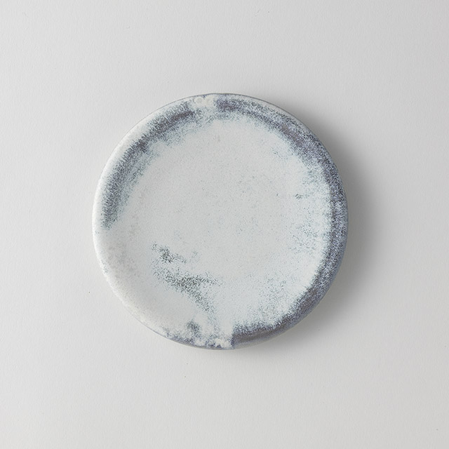 村井大介　プレート 16cm　チタン釉