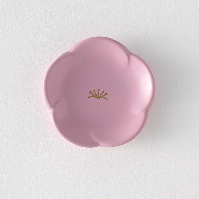 小梅 豆豆皿 合成漆器 もも