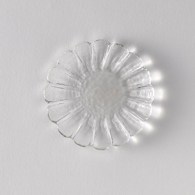 小林裕之・希 ガラス豆皿花