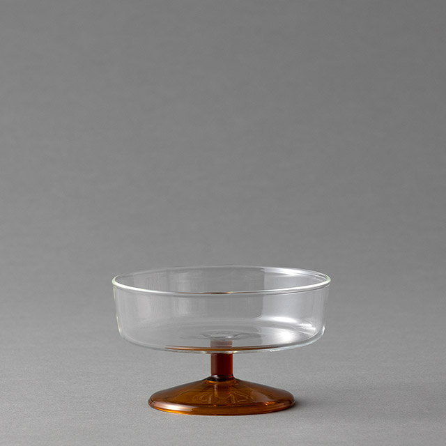 スコン アイスクリームグラス アンバー