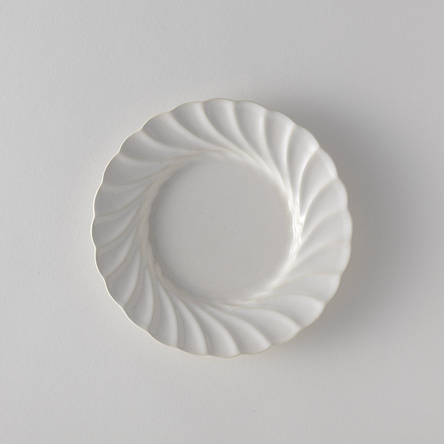 山本拓也　流線輪花皿